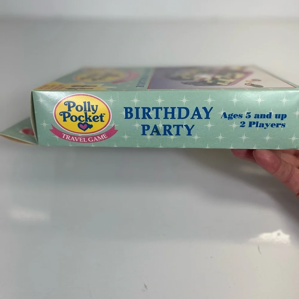 New in Box Polly Pocket Birthday Party in Pollyville Travel Game‎ 1994 Mattel